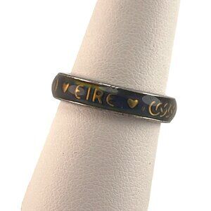 Celtic Knot "Eire" Ring Size 8.5 Stainless Steel Multicolor